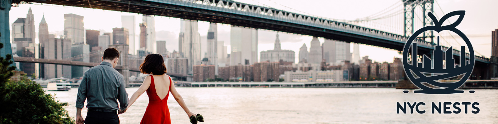 NYC Nests — skyline and bridge banner